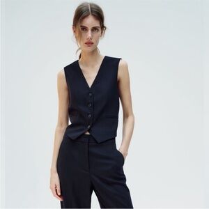 Zara tailored vest